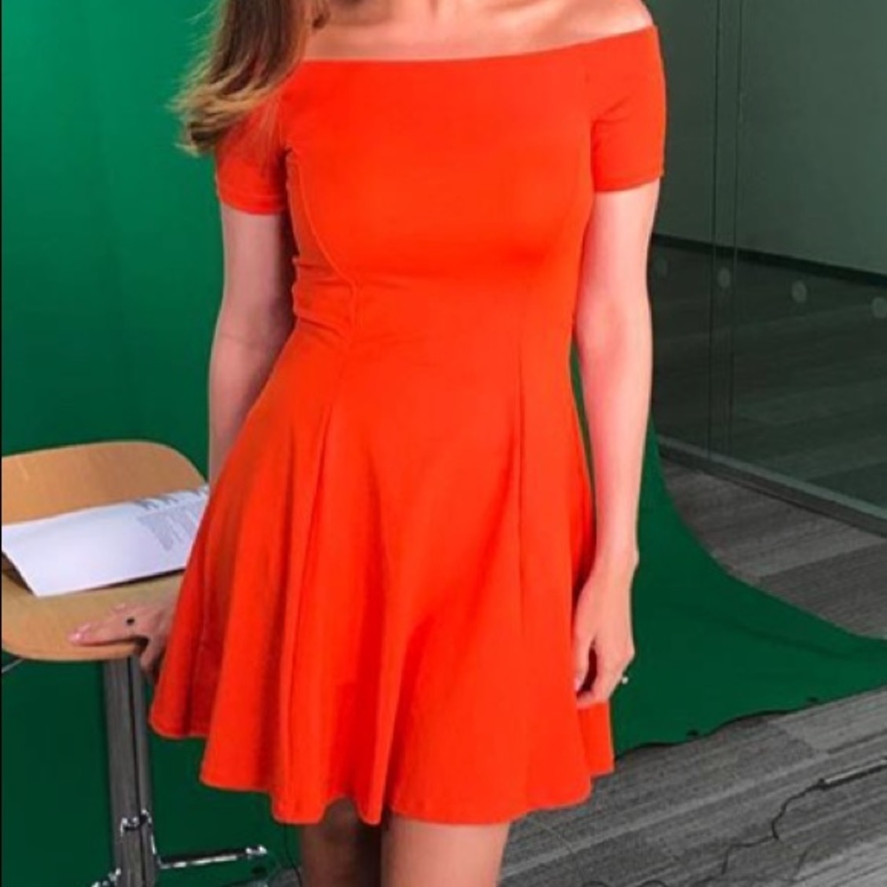 Zara off the shoulder dress new